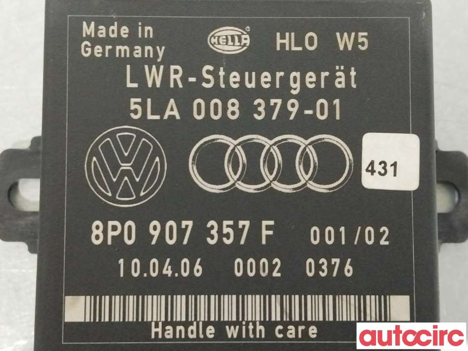 Styreenhet diverse til Audi Q7 2006-2010 (Type I, Fase 1)  (AUDI|8P0907357J|8P0907357F)