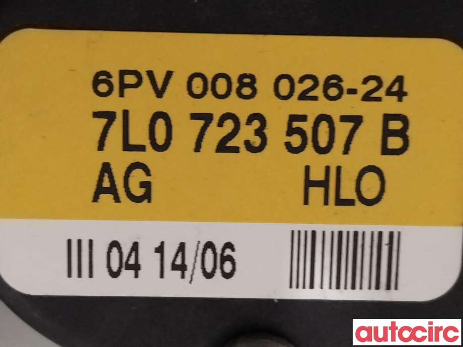 Pedal gass til Audi Q7 2006-2010 (Type I, Fase 1)  (AUDI|7L0723507D|7L0723507B)