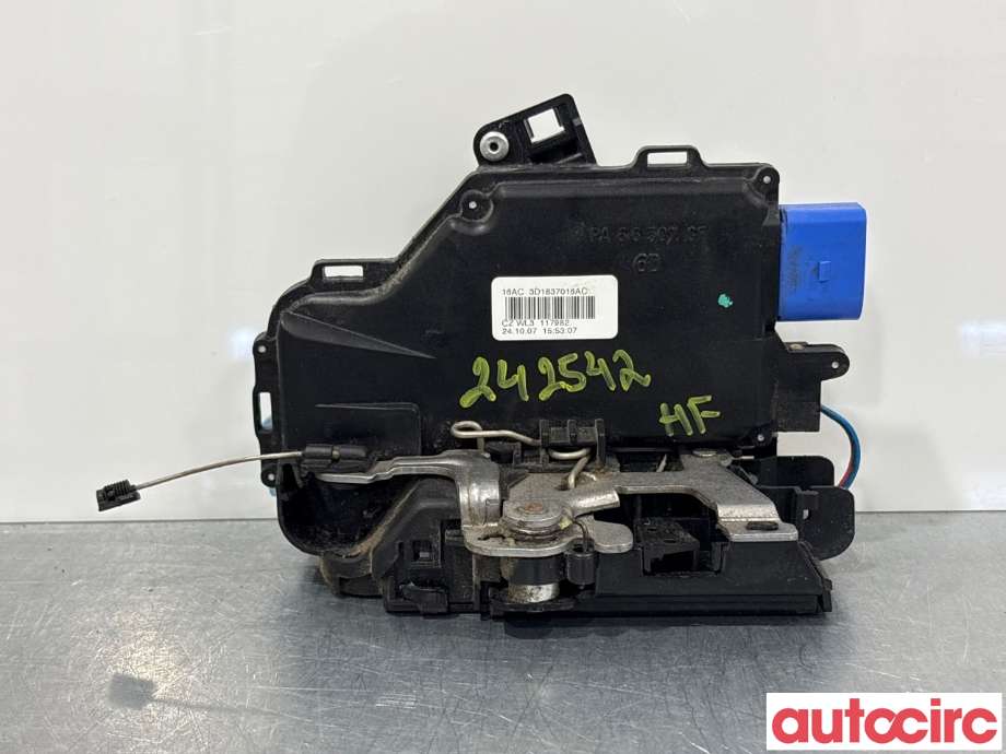 Låsekasse høyre foran til VW Caddy, 2004-2010 (Type III, Fase 1)  (VOLKSWAGEN|3D1837016AC)