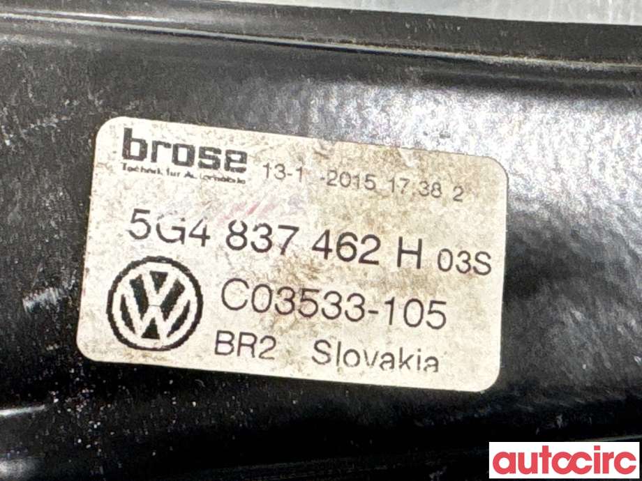Ruteheis til VW Golf VII 2012-2017 (Fase 1) (VOLKSWAGEN|5G4837462H|)