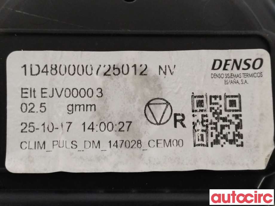 Varmeapparat motor til Peugeot Expert 2016-->> (Type III)  (PEUGEOT|1617062780|1D480000725012)
