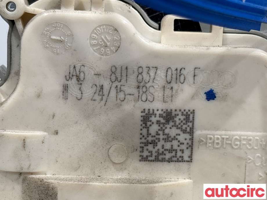 Låsekasse høyre foran til Audi A4 2007-2014 (Type IV) (B8) (B8) (AUDI|8J1837016F)