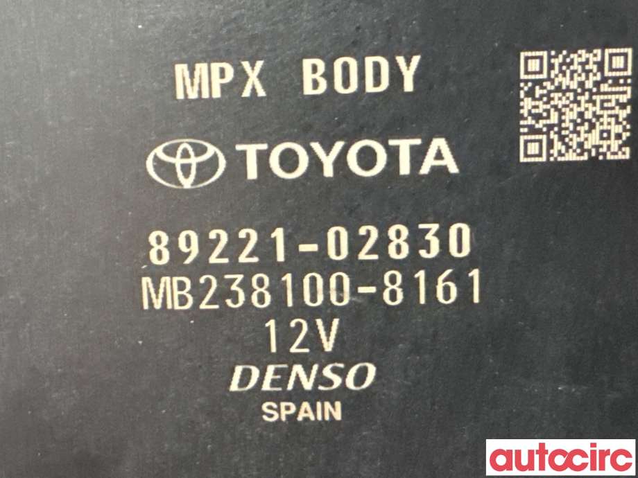 Styreenhet diverse til Toyota Corolla 2019-->> (TOYOTA|8922002Q60|MB238100-8161|89221-02830)