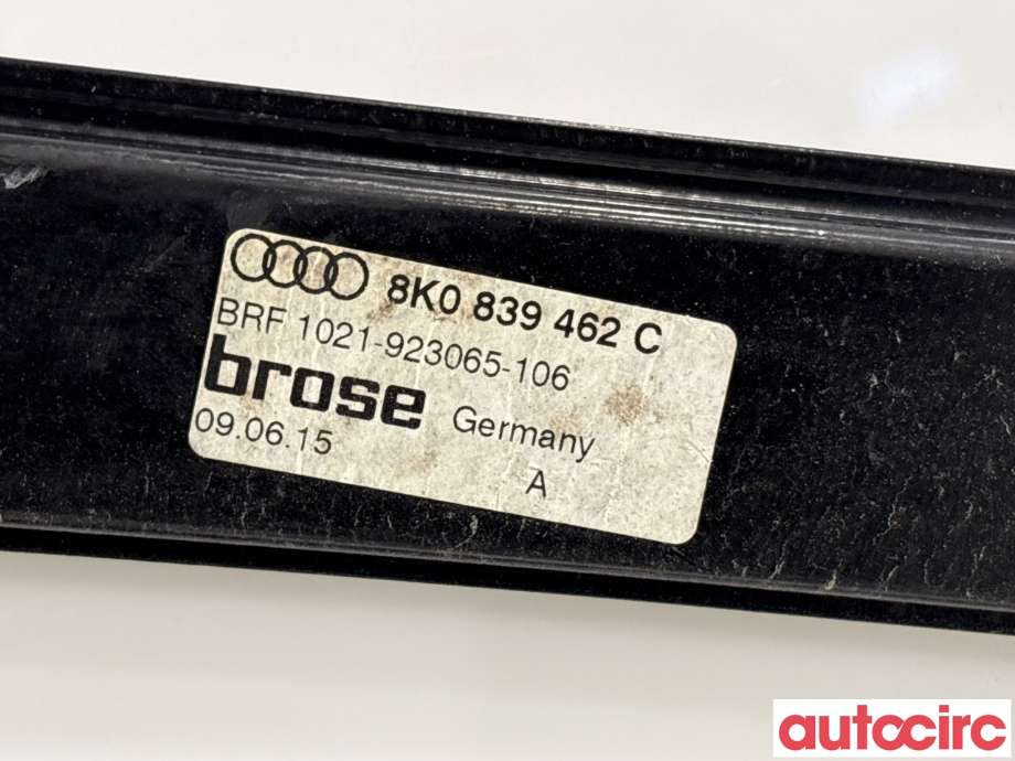 Ruteheis høyre bak til Audi A4 2007-2014 (Type IV) (B8) (B8) (AUDI|8K0839462C)