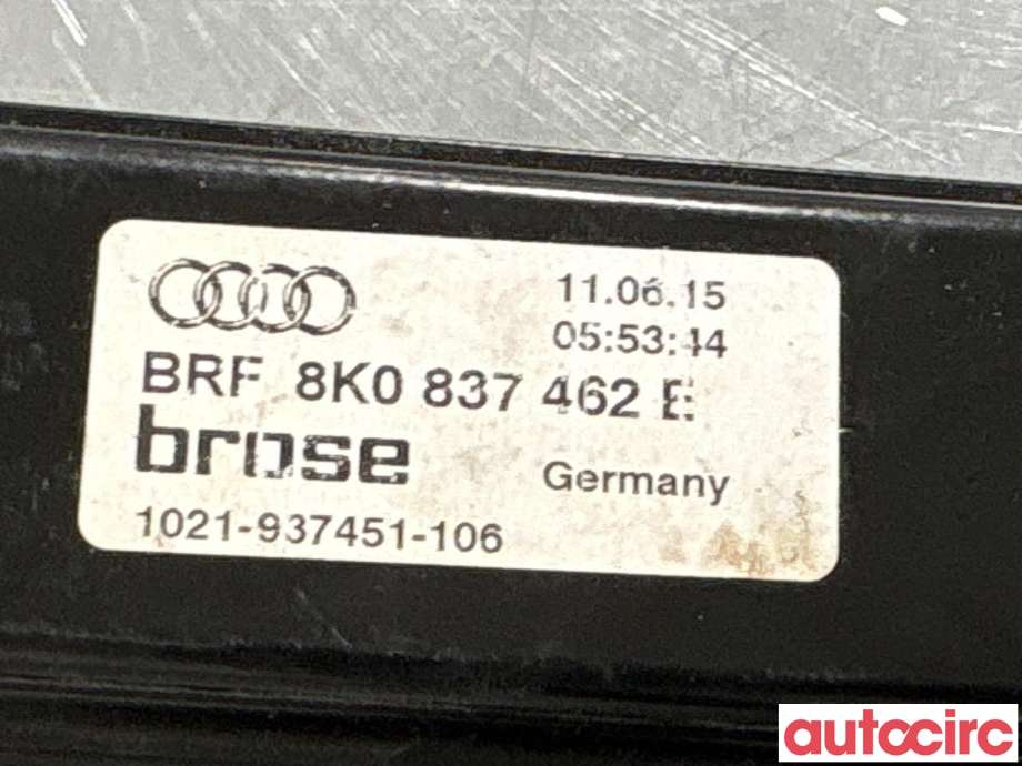 Ruteheis høyre foran til Audi A4 2007-2014 (Type IV) (B8) (B8) (AUDI|8K0837462E|)