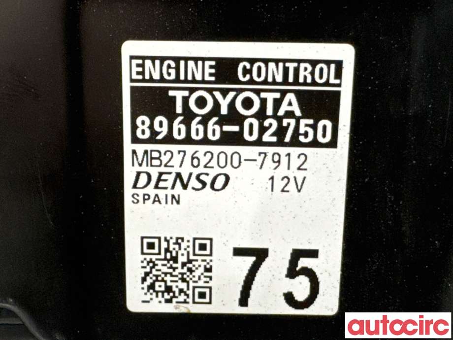 Styreenhet motor til Toyota Corolla 2019-->>  (TOYOTA|8966602750|MB276200-7912|89666-02750)