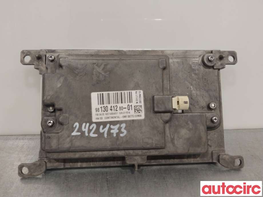 Multimedia display (MCU - Media Controller Unit) til Peugeot Expert 2016-->> (Type III)  (PEUGEOT|9813041280)