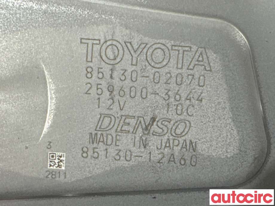 Viskermotor bakrute til Toyota Corolla 2019-->>  (TOYOTA|8513002070|259600-3644|85130-02070)