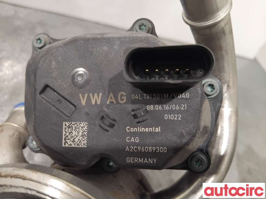 EGR-ventil til VW Passat 2015-2019 (Fase 1) (B8) (B8) (VOLKSWAGEN|04L131512BQ|A2C96089300|04L131501M)