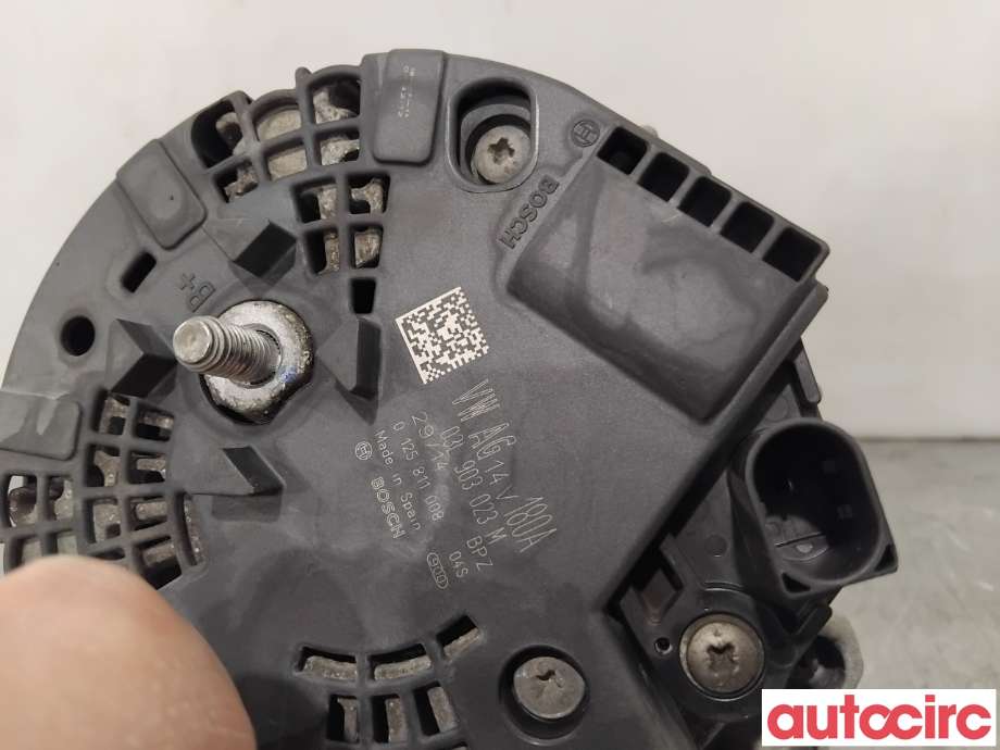 Dynamo til Škoda Octavia 2013-2016 (Type III, Fase 1)  (SKODA|03L903023MX|0125811008|03L903023M)