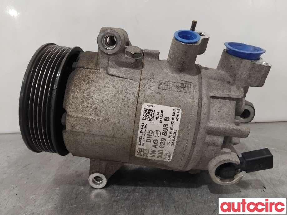 Aircondition kompressor til Škoda Octavia 2013-2016 (Type III, Fase 1)  (SKODA|5Q0820803J|6CVC140|5Q0820803P)