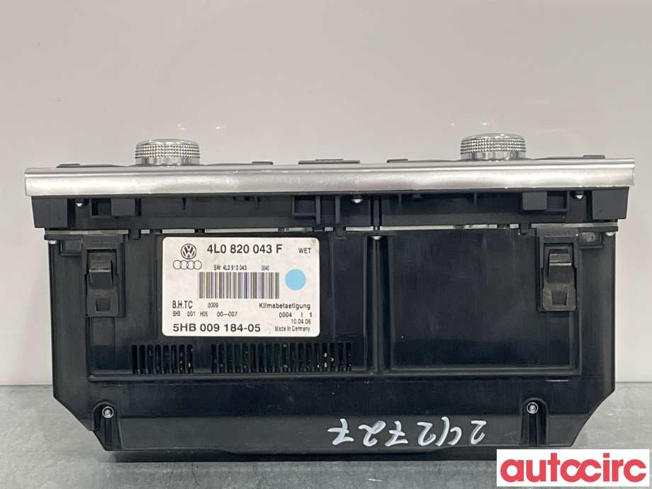 Varmeapparat betjening til Audi Q7 2006-2010 (Type I, Fase 1)  (AUDI|4L0820043F)