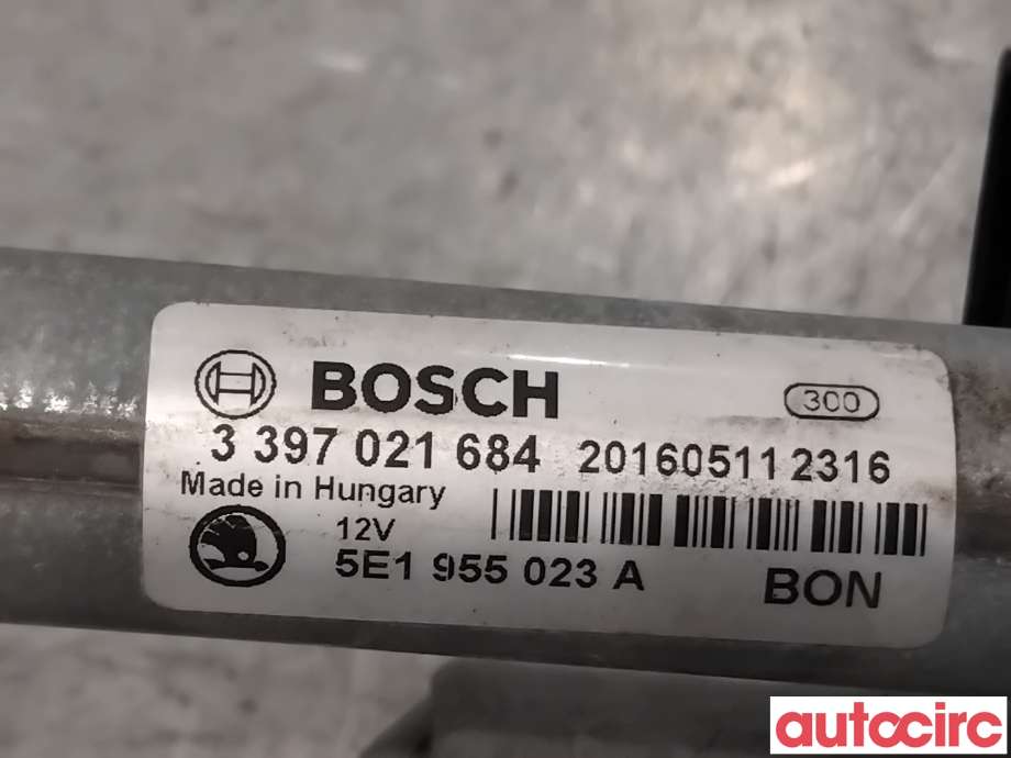 Viskermotor frontrute til Škoda Octavia 2013-2016 (Type III, Fase 1)  (SKODA|5E1955023A|1397220689|5E1955023B)