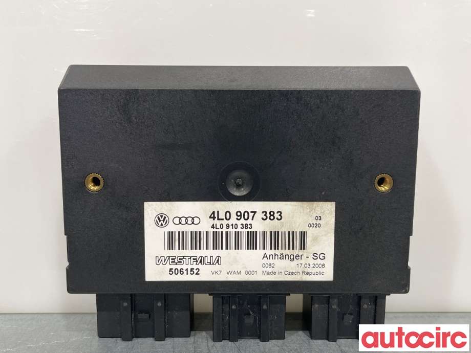 Styreenhet hengerfeste til Audi Q7, 2006-2010 (Type I, Fase 1) (AUDI|4L0907383C)