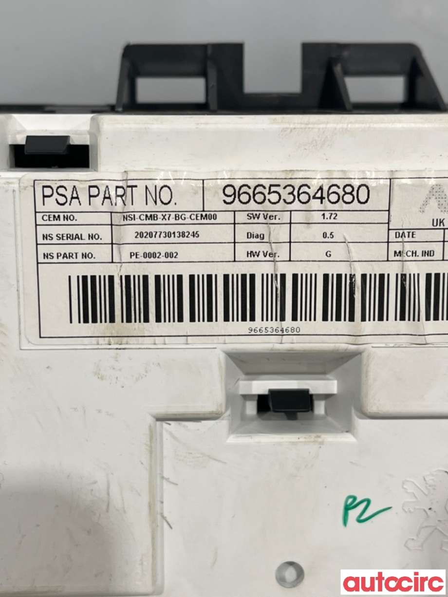 Instrumentpanel til Citroën C5 2008-2017 (Type II)  (CITROEN|9809867580||610353)