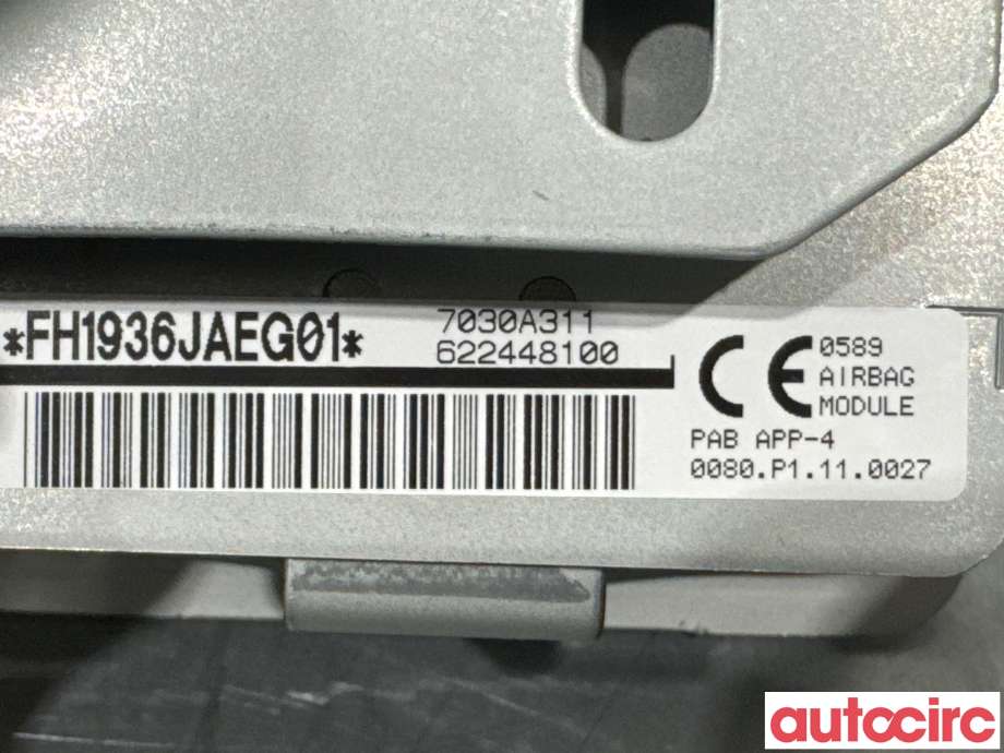 Airbag passasjer til Mitsubishi Outlander 2015-->> (Type III, Fase 2)  (MITSUBISHI|7030A311|)