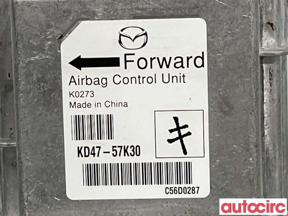 Airbag elektronikk til Mazda CX-5 2012-2017 (Type I)  (MAZDA|KD47-57-K30|KD47-57K30)