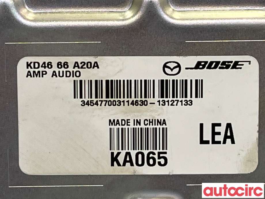 Bilstereo forsterker til Mazda CX-5 2012-2017 (Type I)  (MAZDA|KD46-66-A20A)