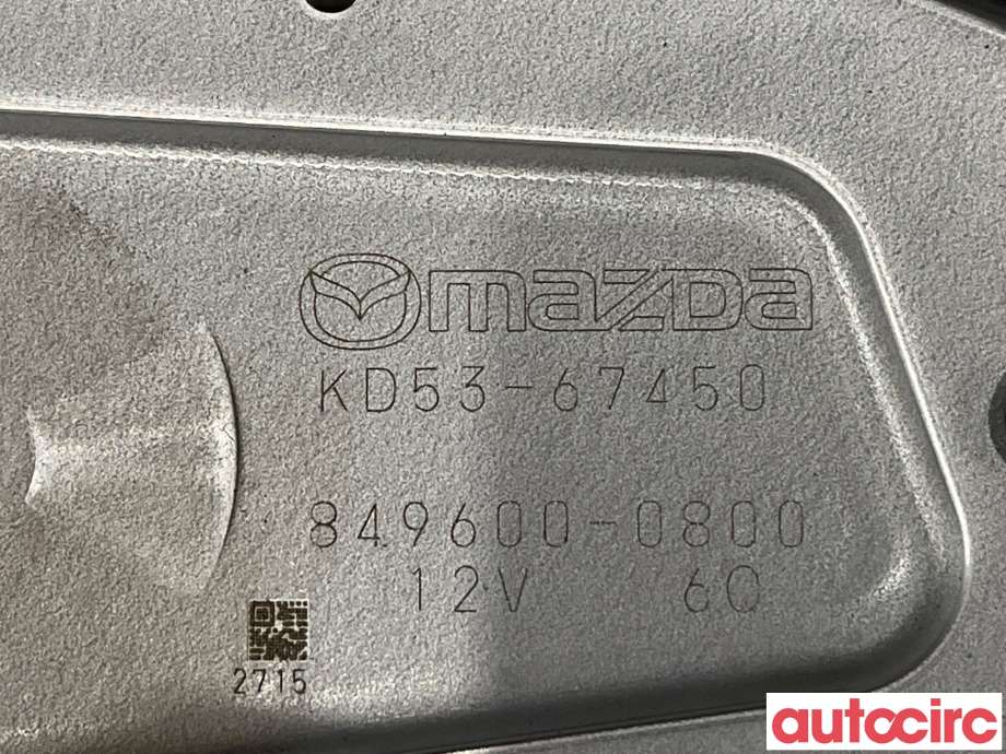 Viskermotor bakrute til Mazda CX-5 2012-2017 (Type I)  (MAZDA|KD53-67-450|KD53-67450)