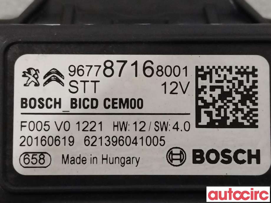 Styreenhet tenning til Peugeot Partner 2015-2019 (Type II, Fase 2) (PEUGEOT|9677871680)