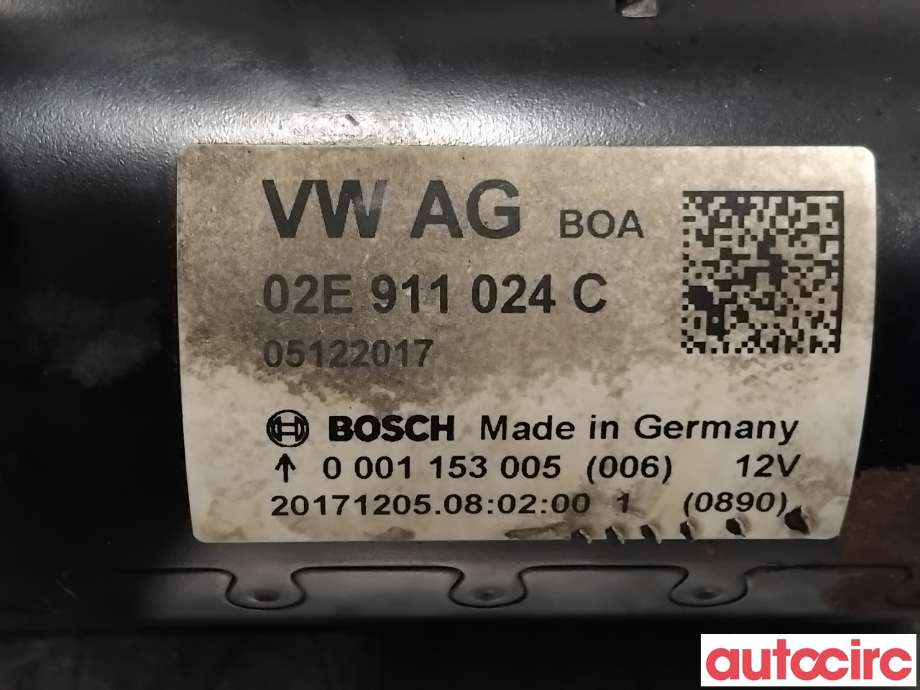 Starter diesel til VW Transporter / Caravelle 2015-2019 (T6) (T6) (VOLKSWAGEN|02E911024CX|0001153005|02E911024C)