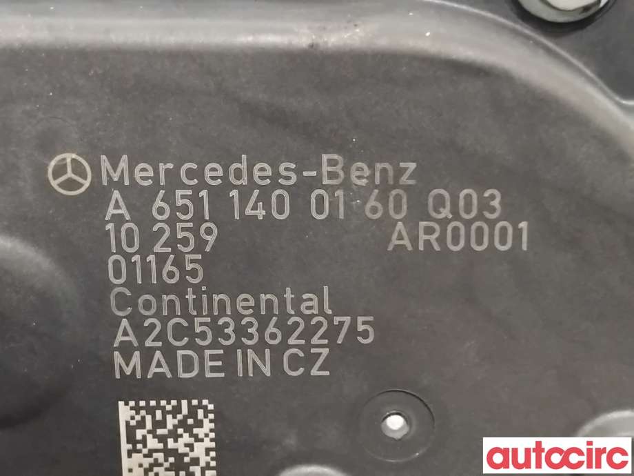EGR-ventil til Mercedes E-Klasse 2009-2013 (Fase 1) (W212) (W212) (MERCEDES|A6511400860|A2C53362275|A6511400160)
