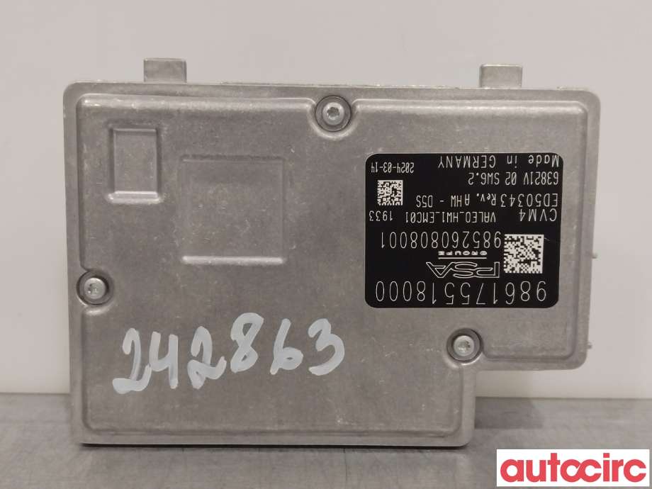 Kamera til Peugeot e-3008 2023-->>  (PEUGEOT|9861755180)