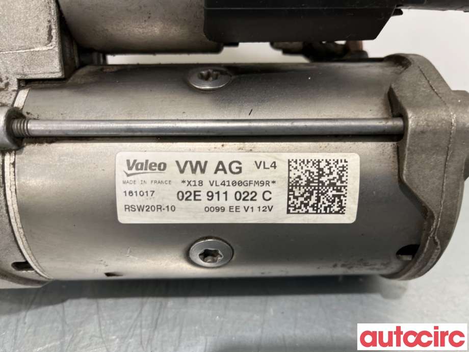 Starter diesel til VW Tiguan 2016-2020 (Type II, Fase 1)  (VOLKSWAGEN|02E911022CX|RSW20R-10|02E911022C)