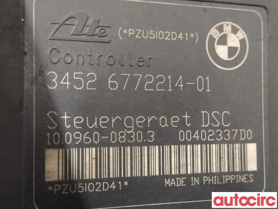 ABS sentral til BMW 1-Serie 2004-2011 (E81/E82/E87/E88) (E81/E82/E87/E88) (BMW|34512460450|100206-02504|34526772214)