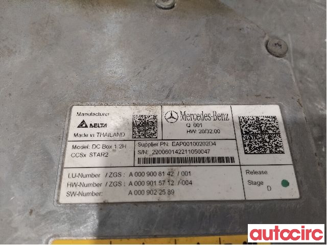 Batterilader (OBC - On Board Charger) til Mercedes EQB 2022-->>  (MERCEDES|A0009008142||A0009006046)