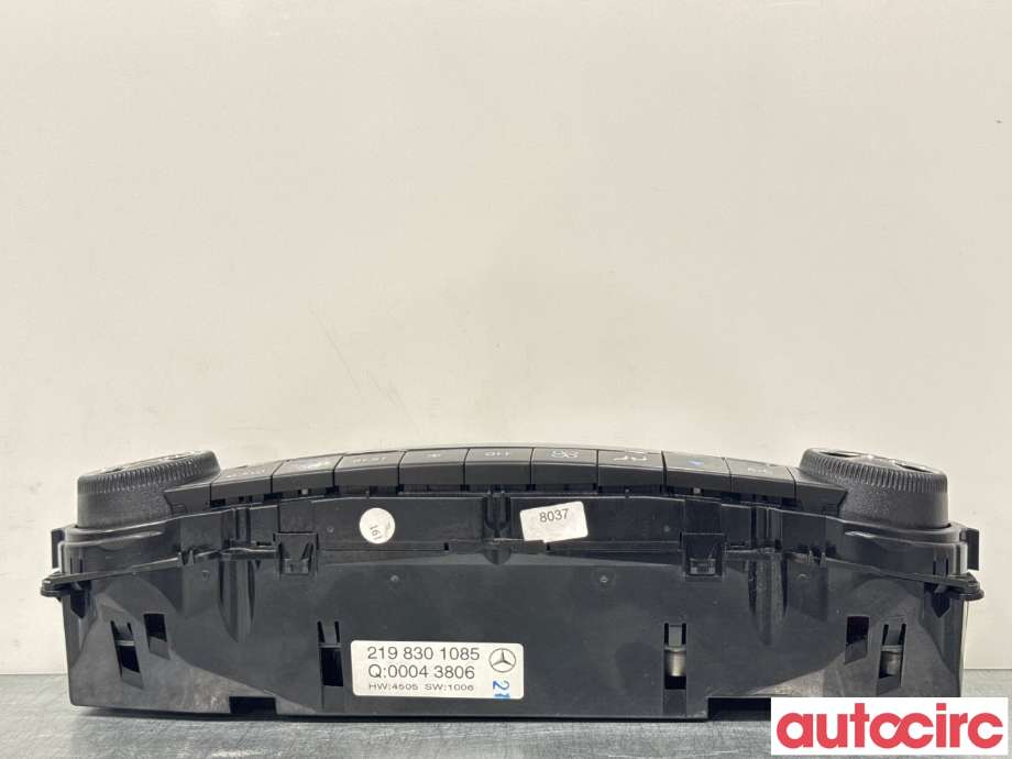 Varmeapparat betjening til Mercedes CLS 2004-2010 (C219) (C219) (MERCEDES|A2198303385||A2198304085)