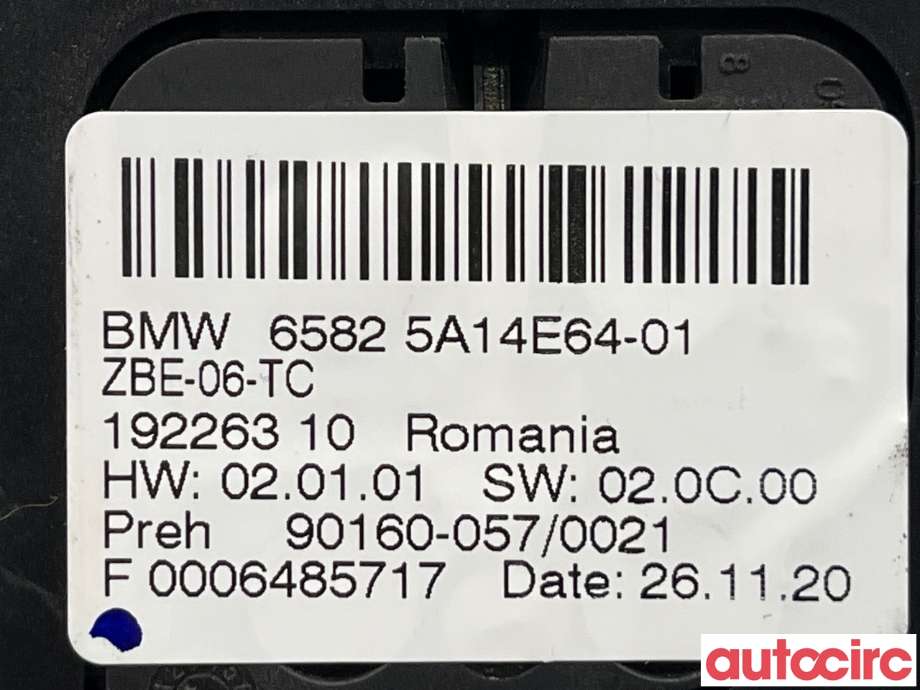 Bryter diverse til BMW iX3 2021-->>  (BMW|65825A3B1E2)