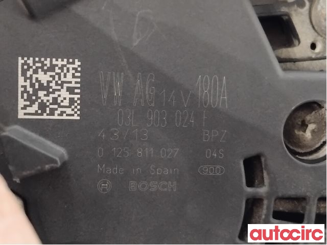 Dynamo til VW Passat 2011-2015 (B7) (B7) (VOLKSWAGEN|03L903024FX|0125811027|03L903024F)