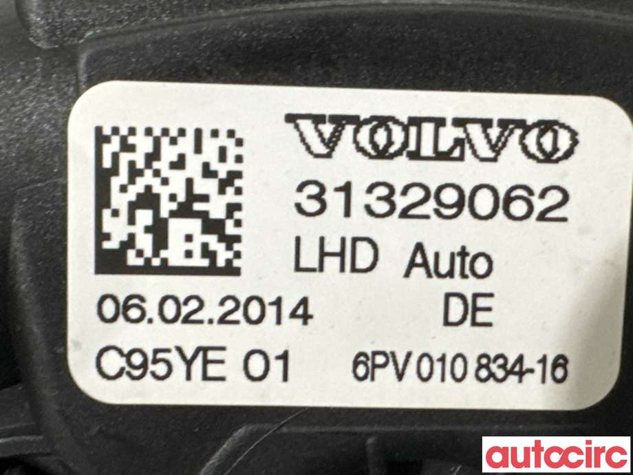Pedal gass til Volvo XC60 2014-2017 (Type I, Fase 2) (VOLVO|31329058|6PV010834-16|31329062)