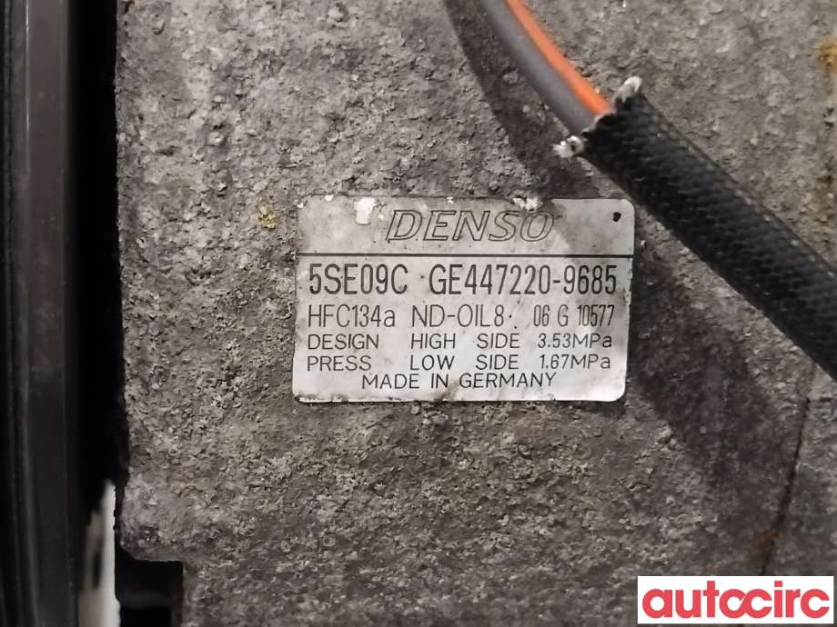 Aircondition kompressor til Mitsubishi Colt 2004-2008 (Type VII, Fase 1)  (MITSUBISHI|7813A058|447220-9685|)