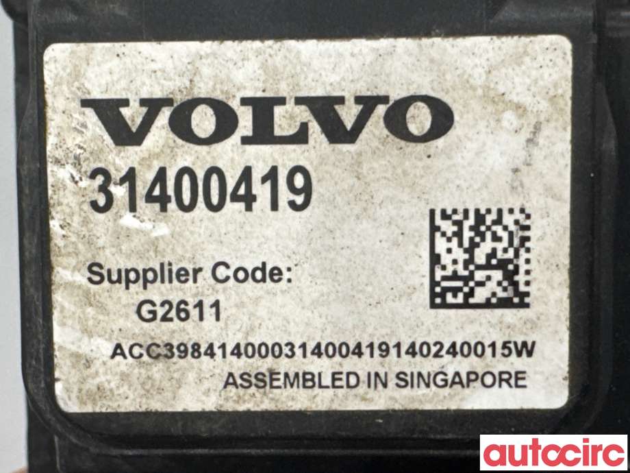 Sensor radar til Volvo XC60 2014-2017 (Type I, Fase 2) (VOLVO|31678089|G2611|31400419)