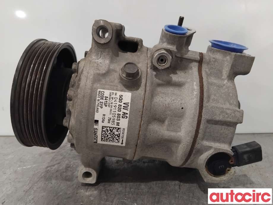 Aircondition kompressor til VW Caddy 2015-2020 (Type III, Fase 3) (VOLKSWAGEN|5Q0820803F|8415|5Q0820803K)