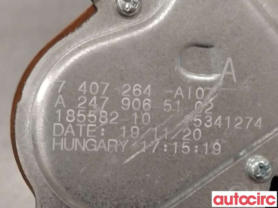 Viskermotor bakrute til BMW iX3 2021-->>  (BMW|67637407264|7407264)