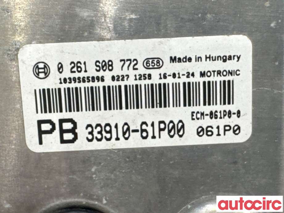 Styreenhet motor til Suzuki Swift 2011-2017  (SUZUKI|33910-69L01|0261S08772|33910-61P00)