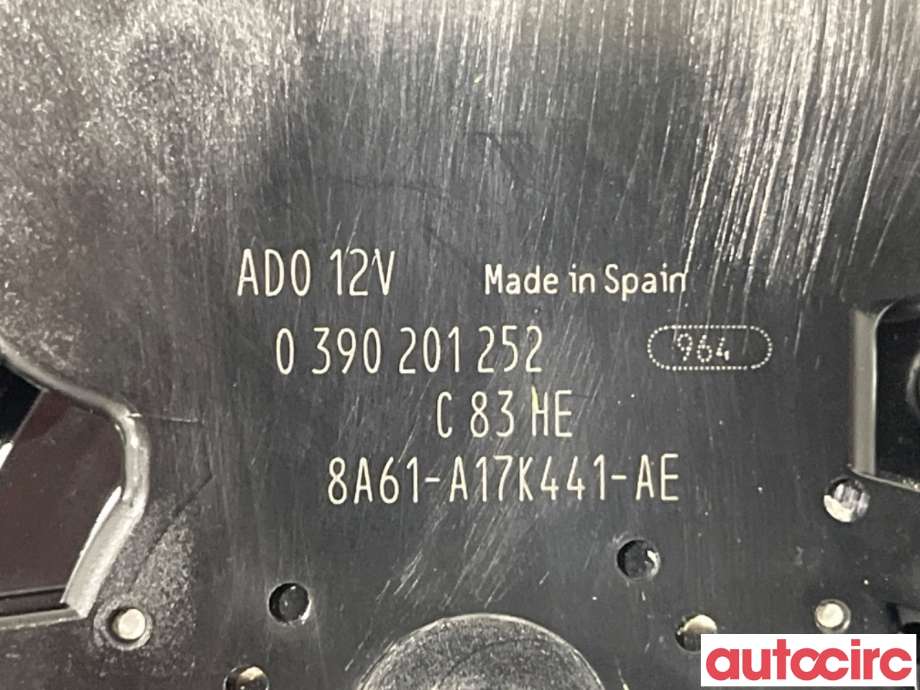 Viskermotor bakrute til Ford Fiesta 2013-2017 (Type VI, Fase 2)  (FORD|1774291|0390201252|8A61-A17K441-AE)