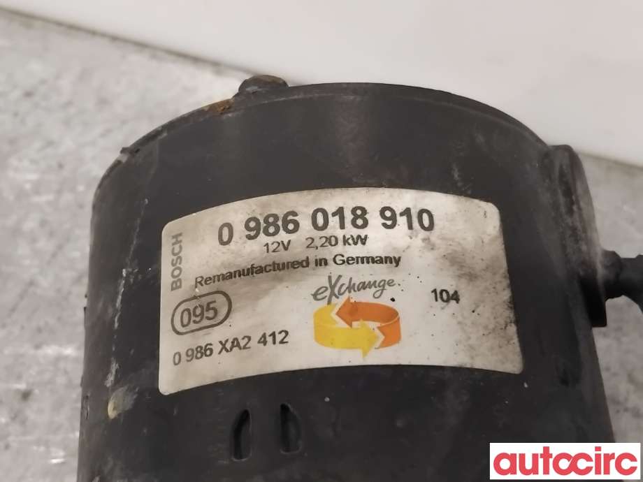 Starter diesel til Volvo XC70 2001-2004 (Type I, Fase 1)  (VOLVO|36050272|0986018910|)