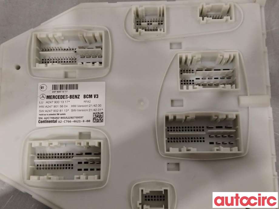 Styreenhet comfort (BCM) til Mercedes EQB 2022-->>  (MERCEDES|A2479001317)