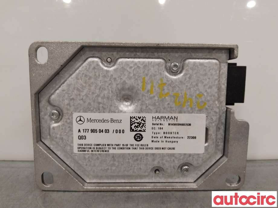 Bilstereo forsterker til Mercedes EQB 2022-->> (MERCEDES|A1779050403)