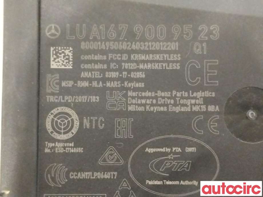Styreenhet tenning til Mercedes EQB 2022-->>  (MERCEDES|A1679009523)