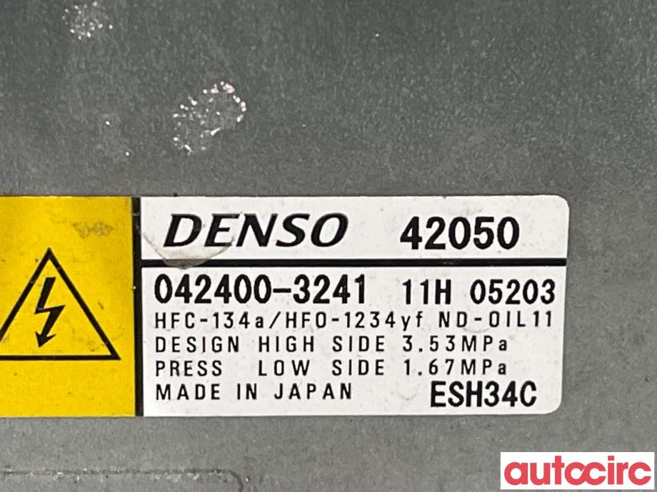 Aircondition kompressor til Toyota bZ4X 2022-->>  (TOYOTA|8837042051|042400-3241|)