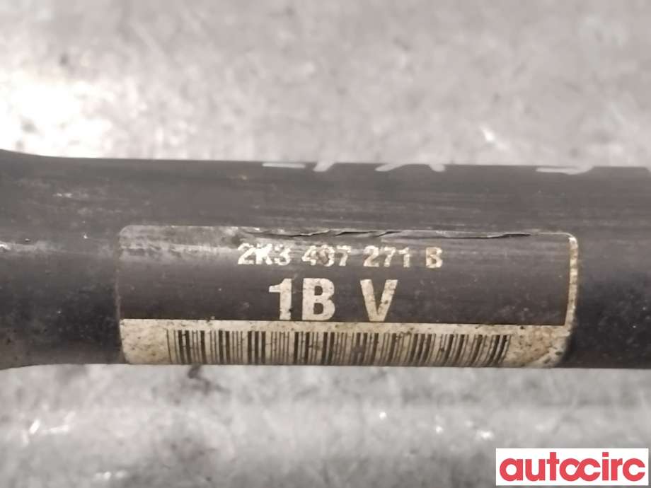 Drivaksel venstre foran til VW Caddy 2010-2015 (Type III, Fase 2)  (VOLKSWAGEN|2K3407271BX||2K3407271B)