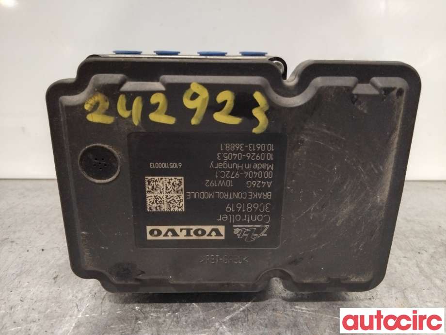 ABS sentral til Volvo V70 2007-2013 (Type III, Fase 1)  (VOLVO|31329140|100212-01824|30681619)