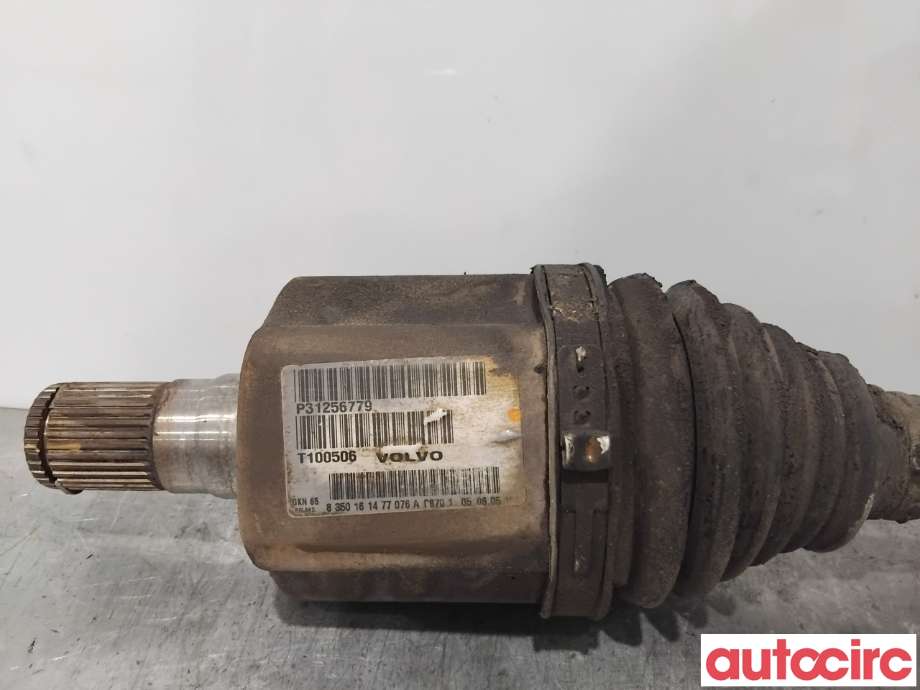 Drivaksel venstre foran til Volvo V70 2007-2013 (Type III, Fase 1)  (VOLVO|36011288||31256779)