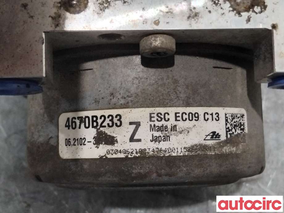 ABS sentral til Mitsubishi Outlander 2015-->> (Type III, Fase 2)  (MITSUBISHI|4670A234|062109-73813|4670B233)