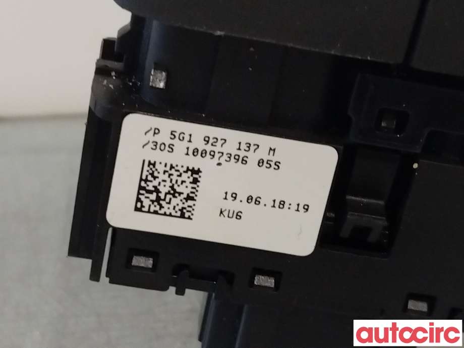 Bryter diverse til VW e-Golf 2017-2020 (Fase 2)  (VOLKSWAGEN|5G1927137M)